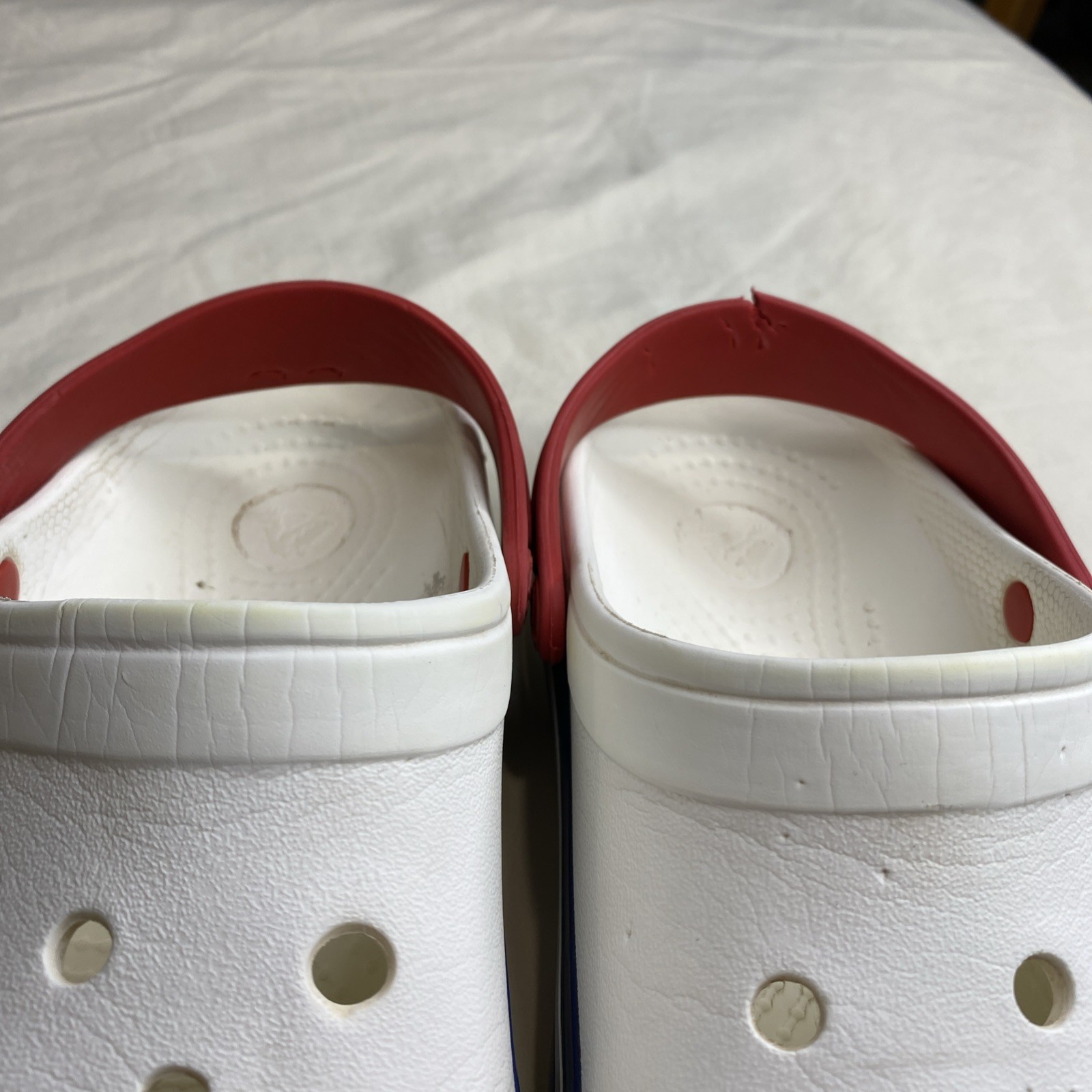CROCS Womens CROCBAND CLOG 11016-11l patriotic colors CROCS SANDALS US M6 W8(16)