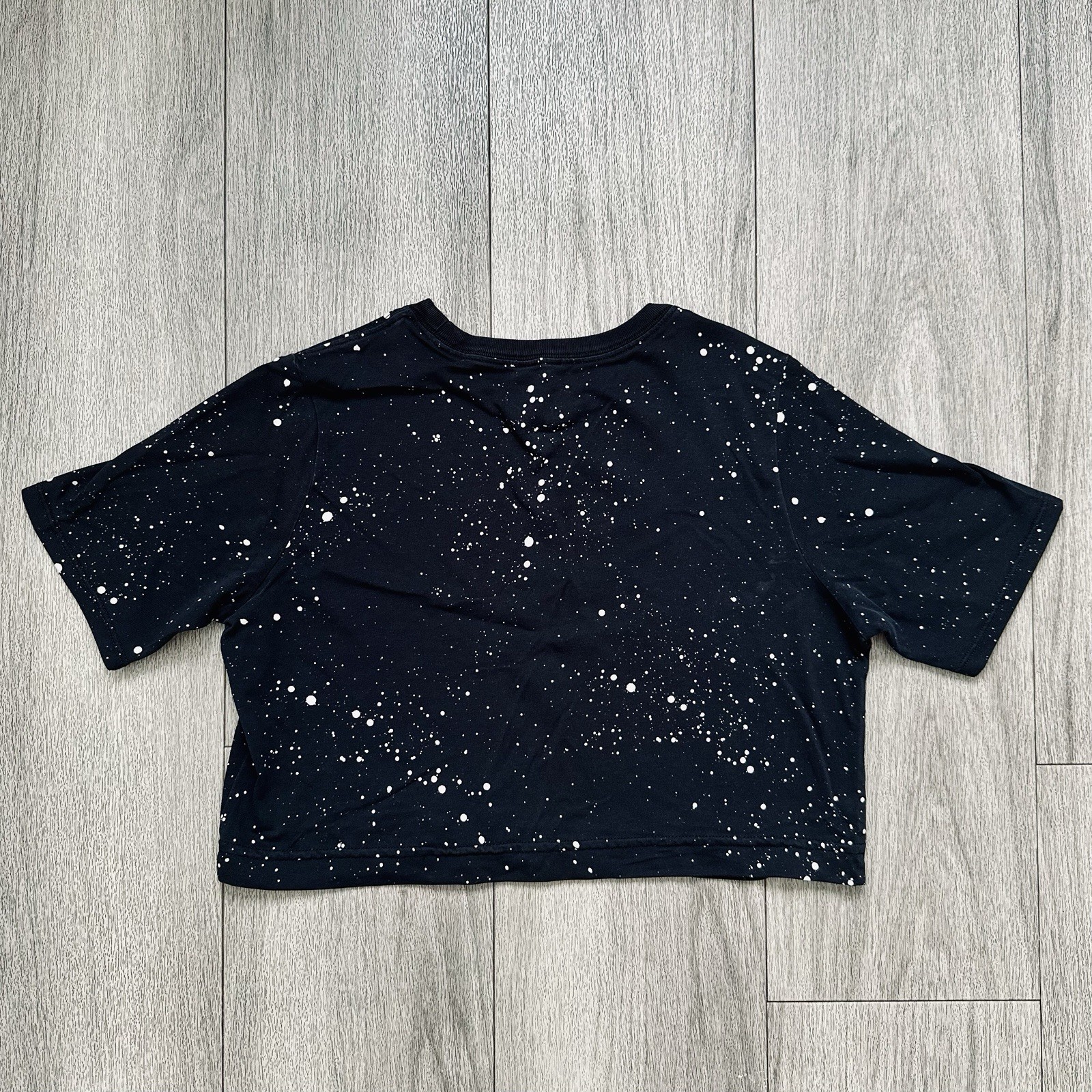 Frankie Collective Reworked Nike Crop Tee XS Paint Splatter