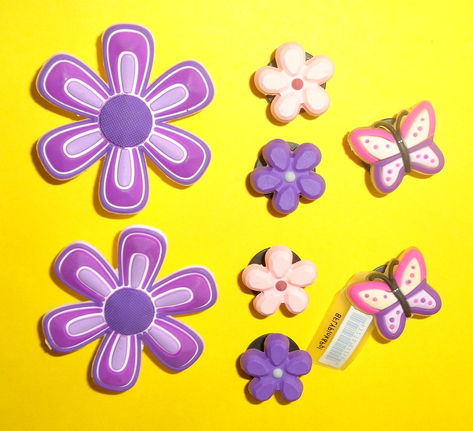 Glasses Flowers Butterfly Doe Jibbitz Shoe Charms Accessories Shoe Decorations