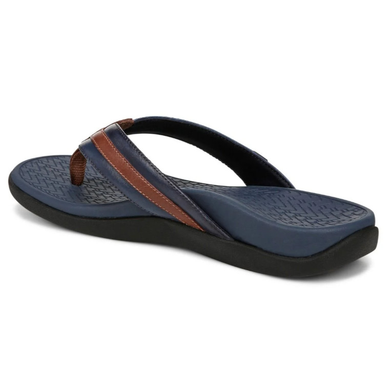 NEW Vionic Men’s Tide II Toe Post Sandal, Black