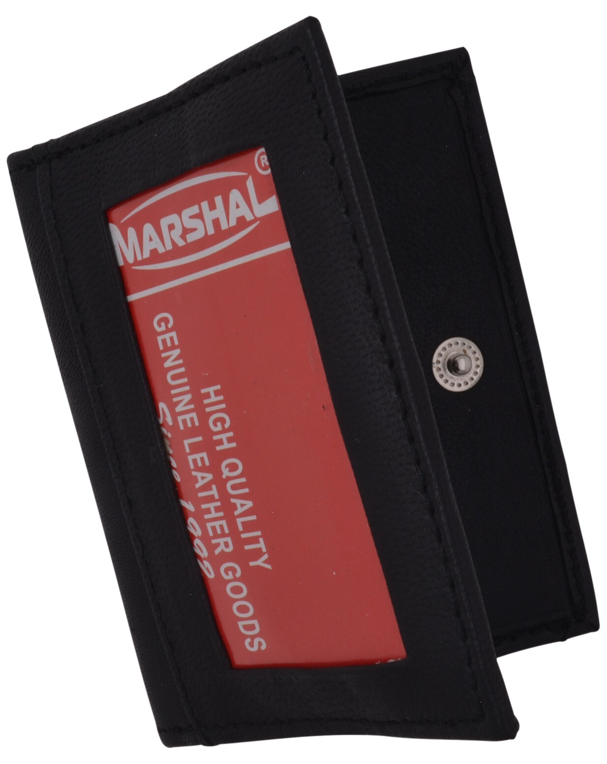 RFID Mens Slim Front Pocket Wallet Genuine Leather Bifold Id/credit Card Holder