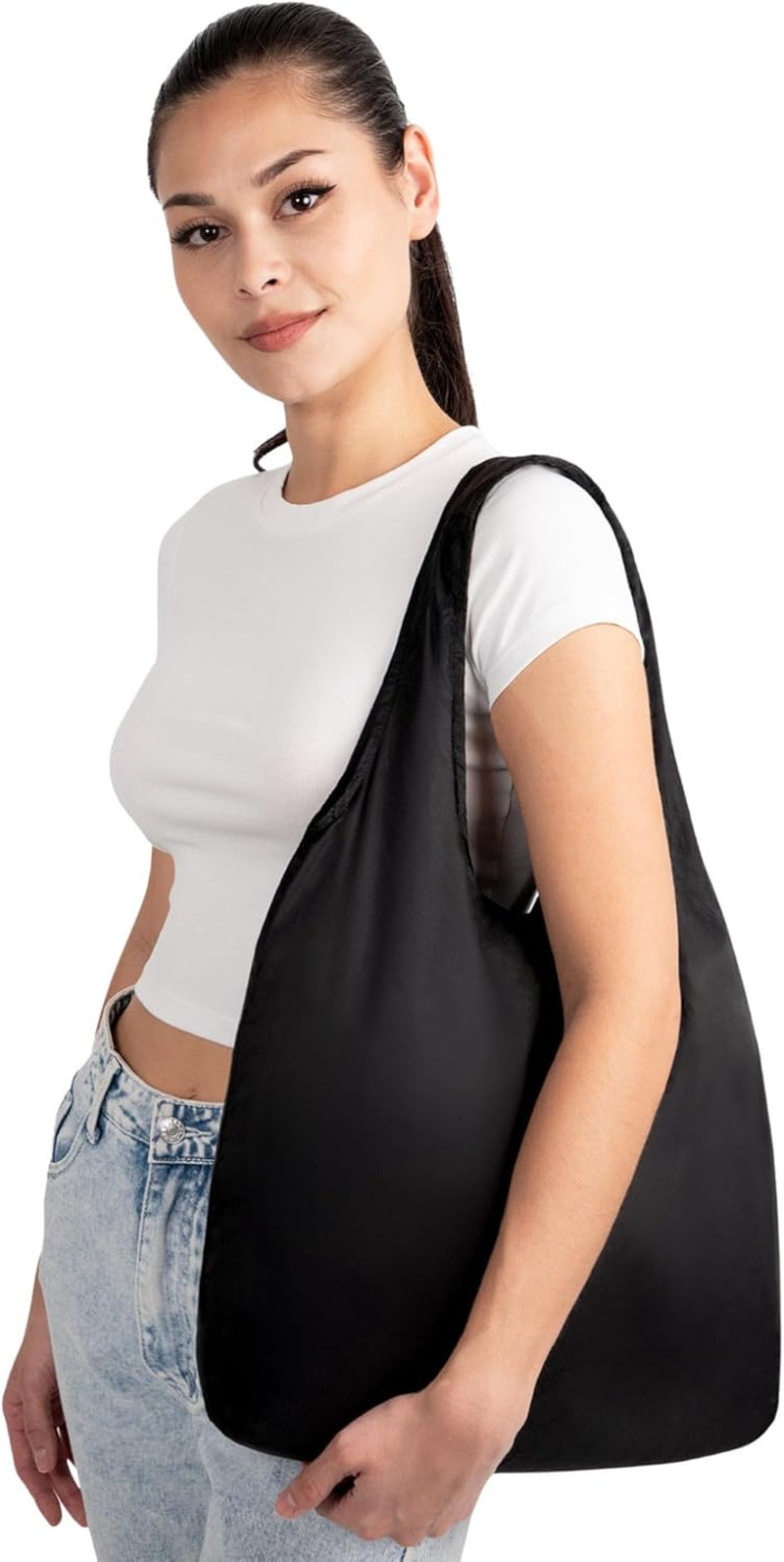 Ultralight Foldable Tote for Women & Men, Reusable Grocery & Travel Bag, Packabl