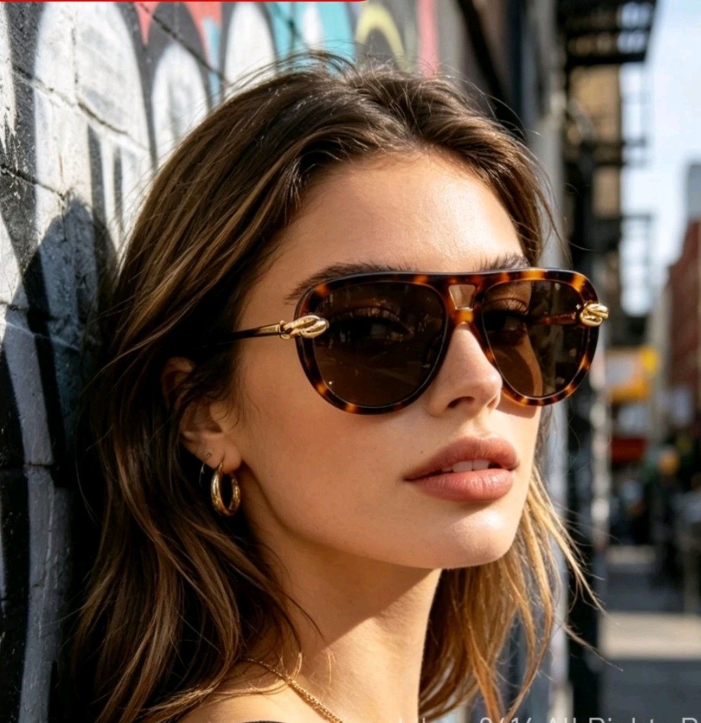 BOTTEGA VENETA BV1418S TORTOISESHELL FRAME BROWN LENSES