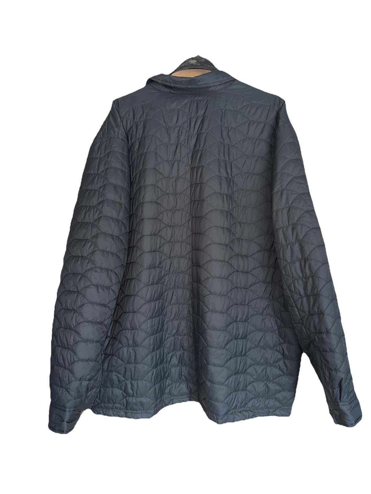Huk Tarpon Quilt Shacket Jacket, Volcanic Ash (dark green/gray) MEN’s 3XL New
