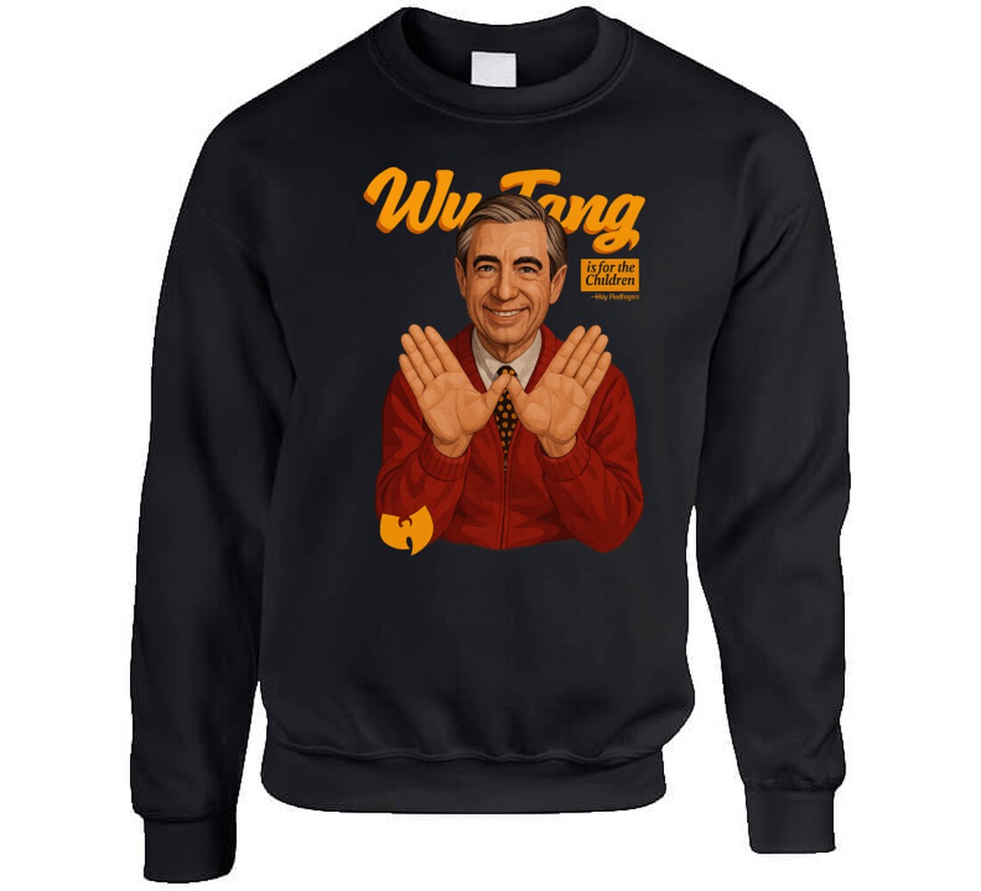 Wu-tang Is For The Children Mr Rogers Funny Parody T Shirt
