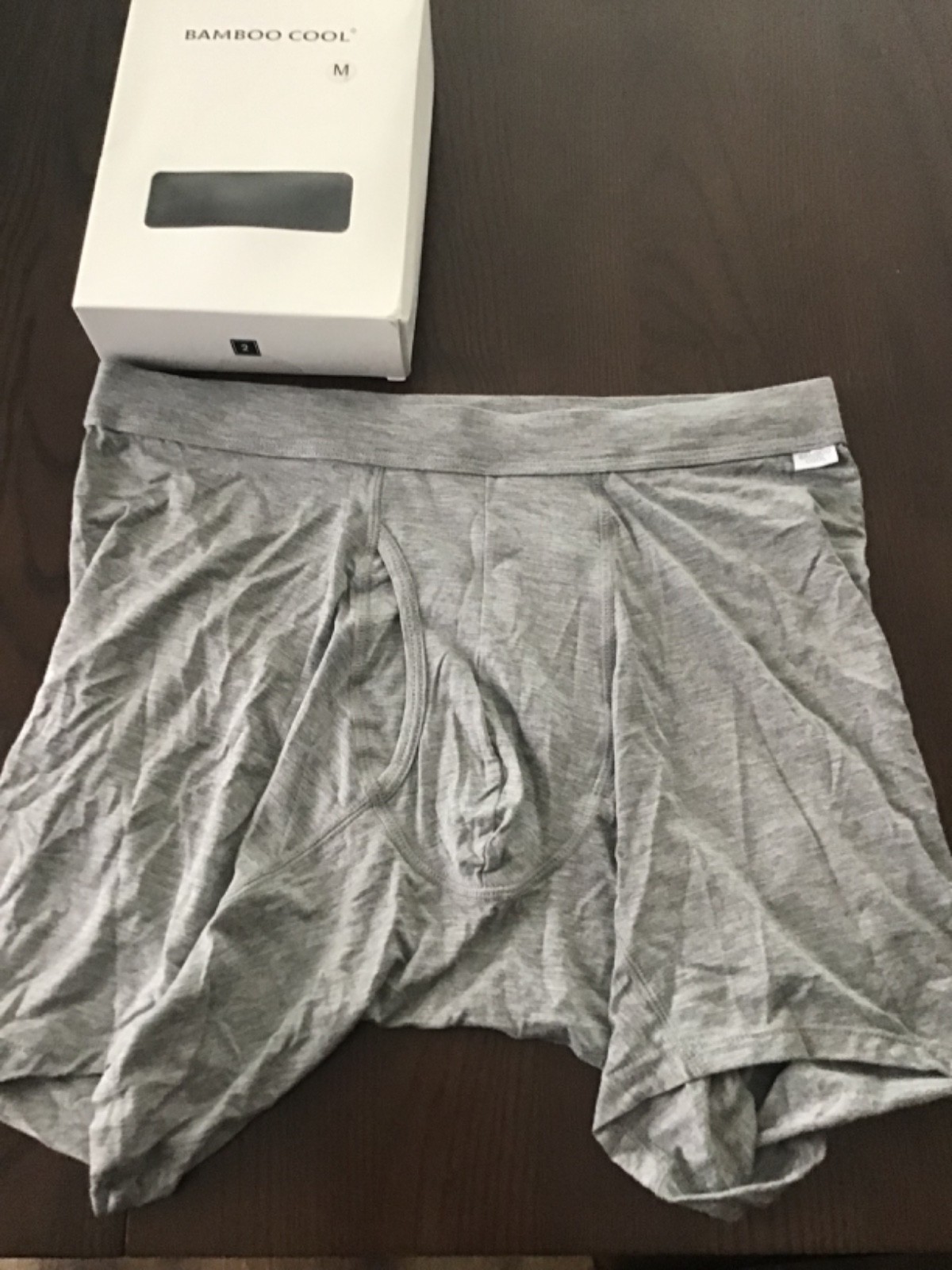 New Bamboo Cool Men’s Boxers 4 pack Size M with fabric waistband