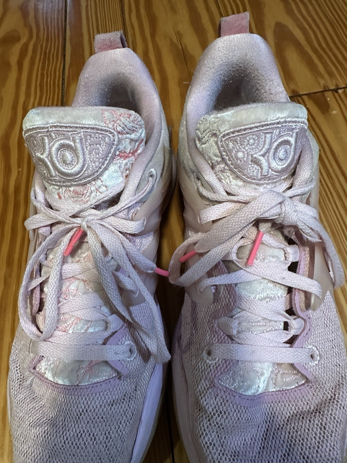 Nike KD 15 NRG Low Aunt Pearl Size 10 DQ3851-600 *no Insoles* See Photos No Box