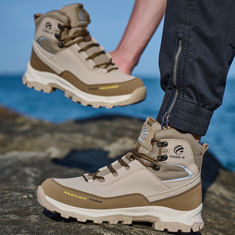 Non Slip Safety Shoes Men Steel Toe Work Boots Indestructible Protective Shoes