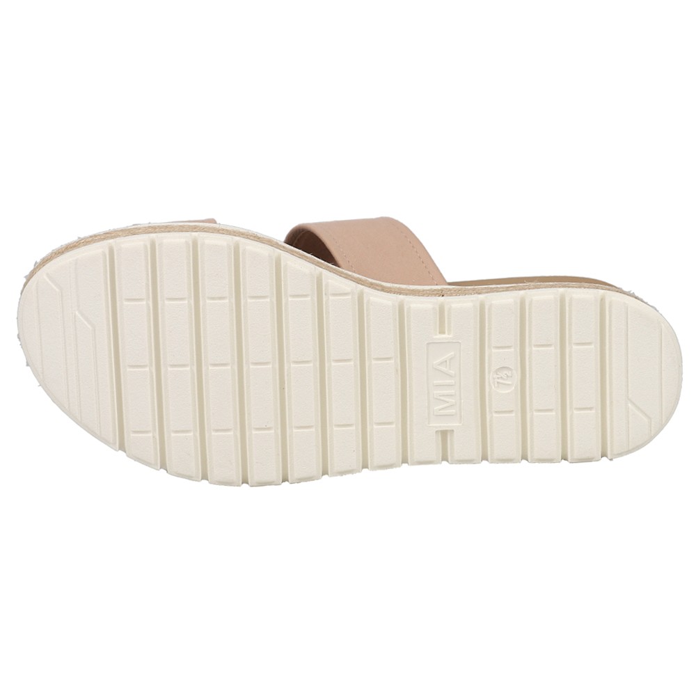 MIA Kenzy Buckle Espadrille Platform Womens Pink Casual Sandals MH1916-BLSH