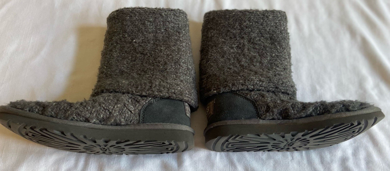 UGG Cardy Gray Knit Sweater Boots – Women’s Size 5 – Style 3066