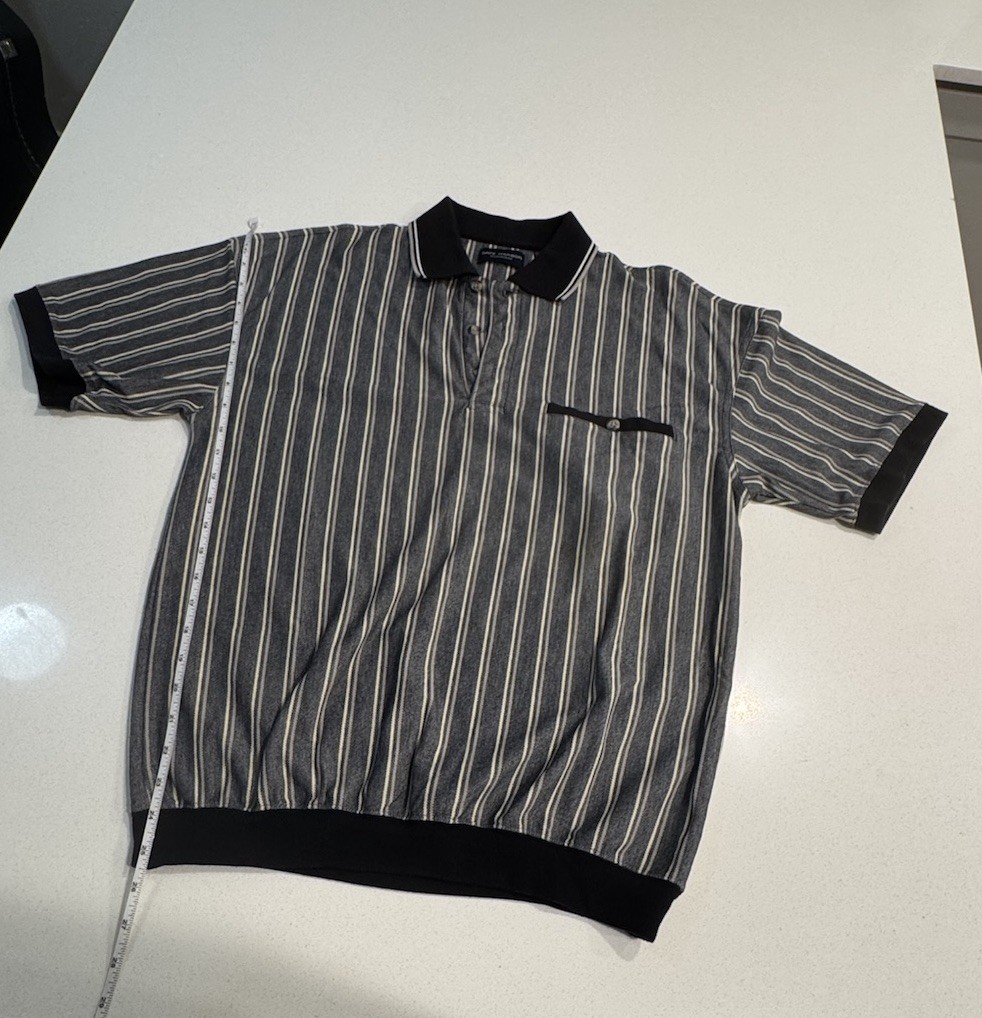 Safe Harbor Men’s Striped Polo Shirt – Classic Casual Style