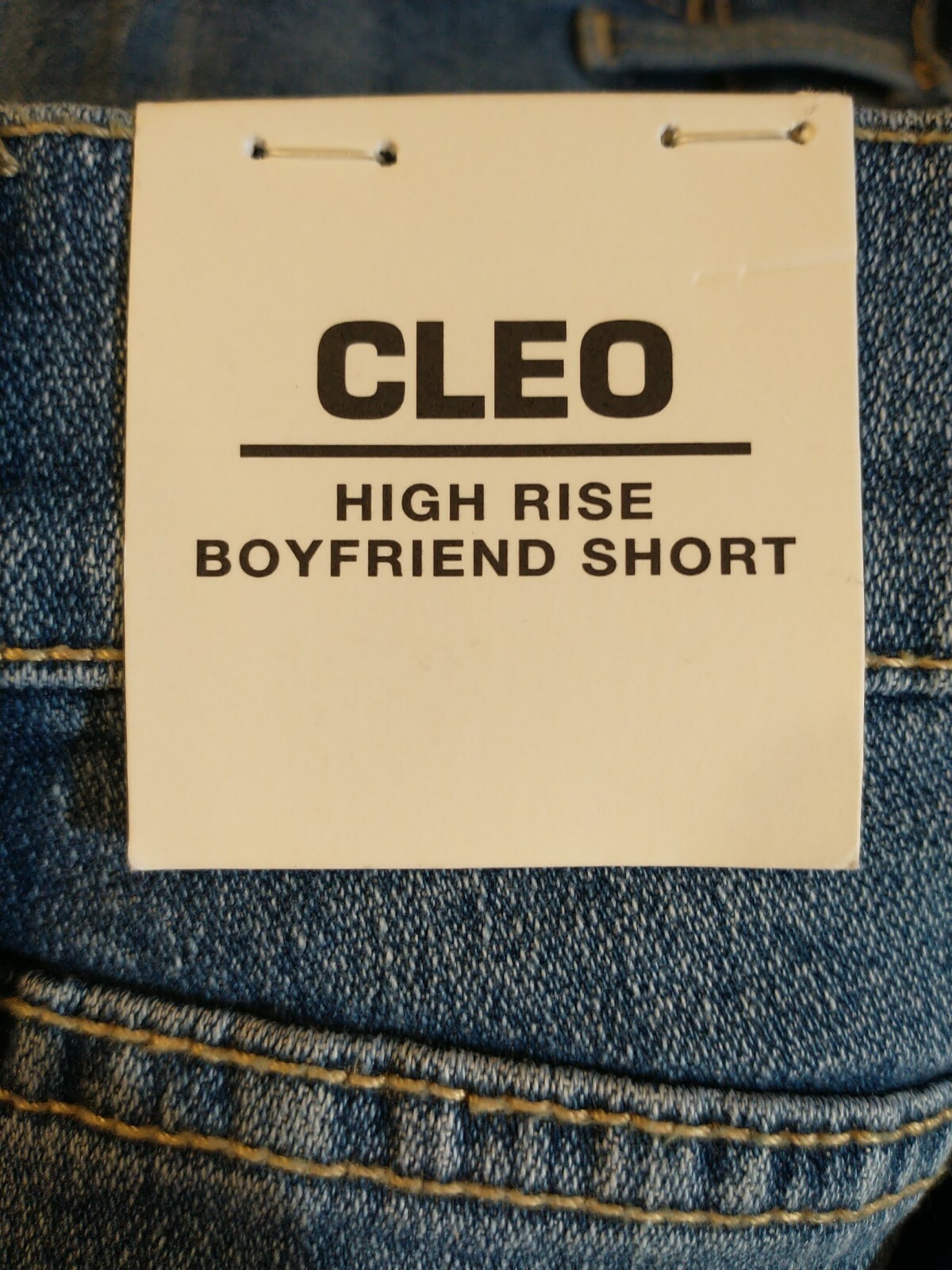 Jordache Vintage Womens Cleo High Rise Boyfriend Shorts Size 30 NWT
