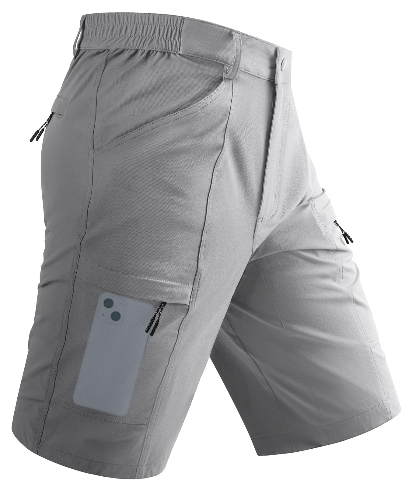 Men’s Outdoor Cargo Shorts Quick Drying 5 Pockets Nylon Hiking Work Pants Summer