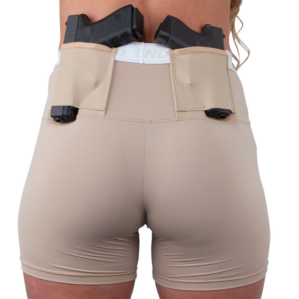 UnderTech Undercover Women’s Concealed Carry Shorts BLACK ^ WHITE ^ NUDE