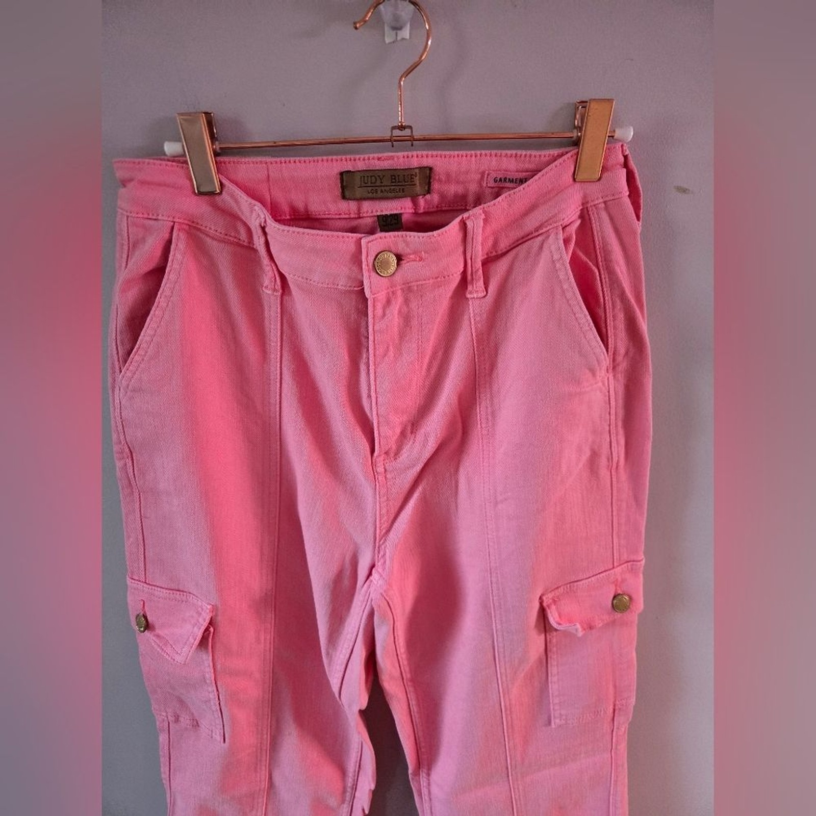 Judy Blue Vibrant Pink Denim