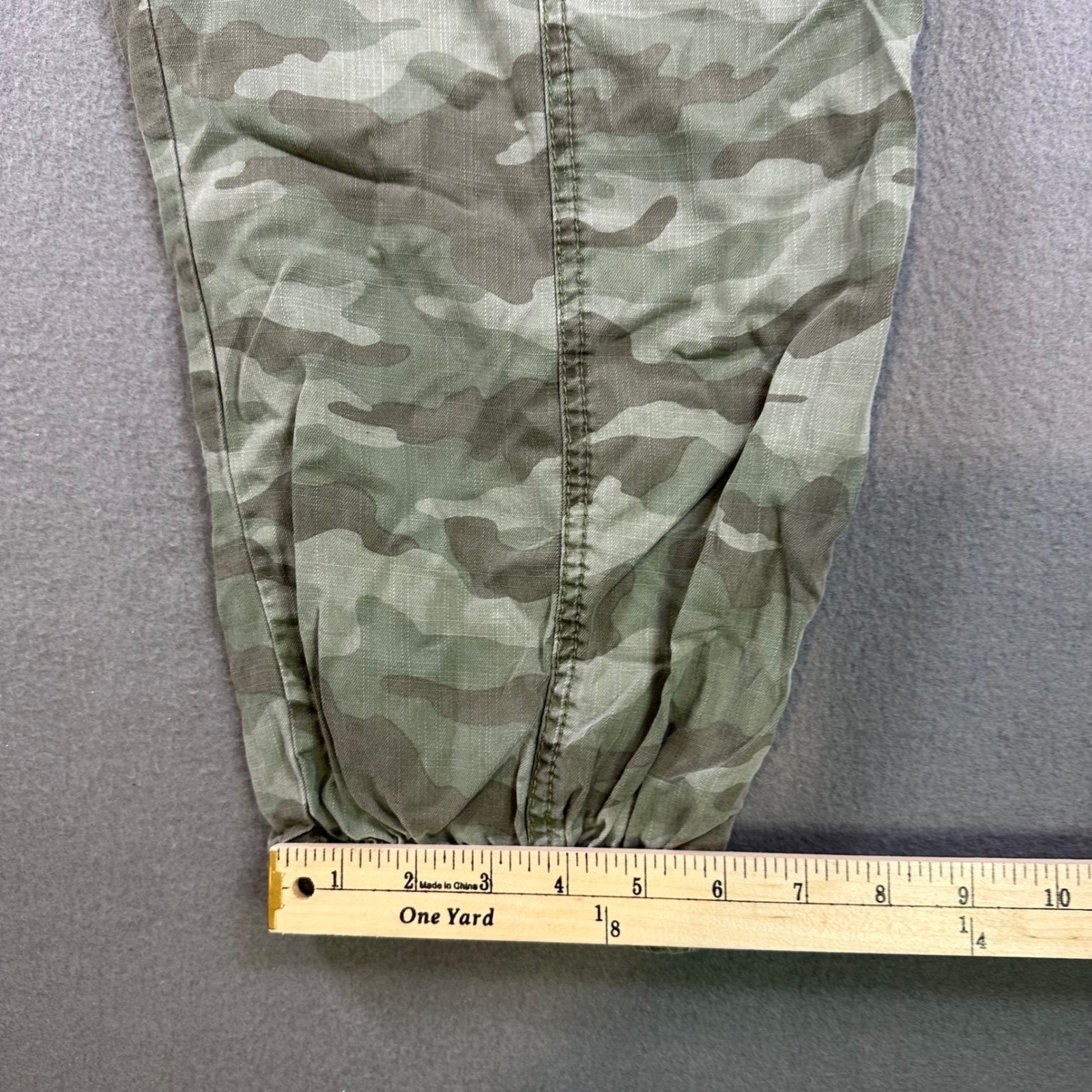 Knox Rose Green Camo Lyocell Jogger Pants XXL Elastic Waist Utility F241427