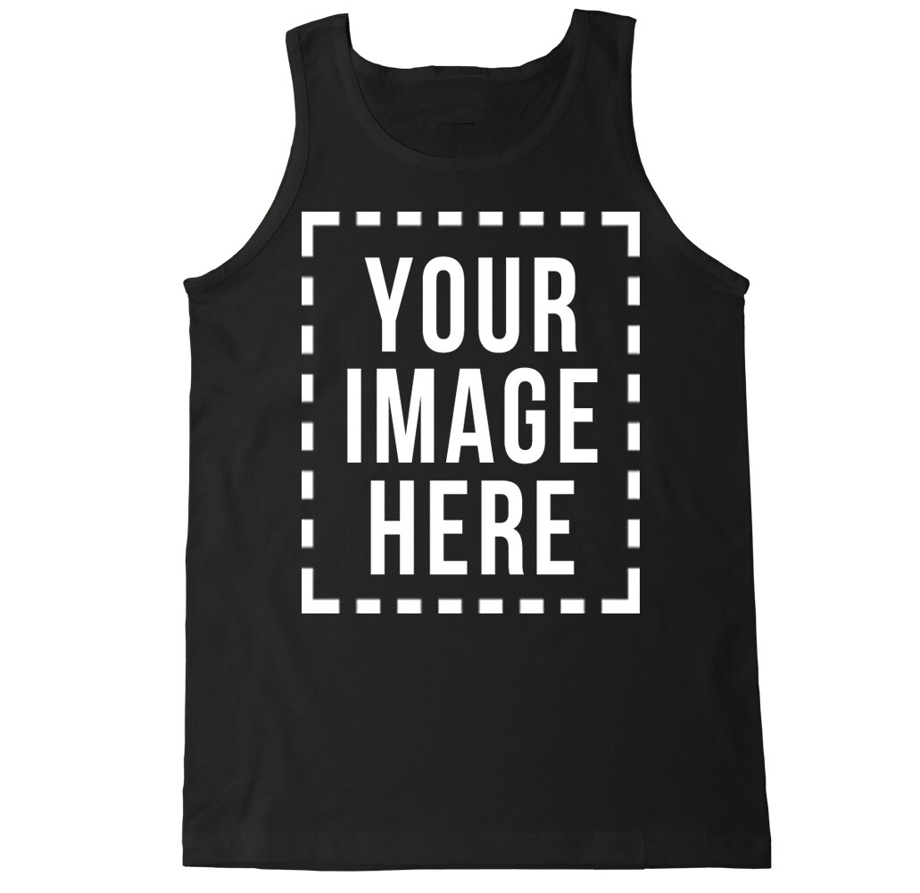 CUSTOMIZED SHIRTS IMAGE PHOTO DTG PRINTING DIRECT TO GARMENT MENS TANK TOP