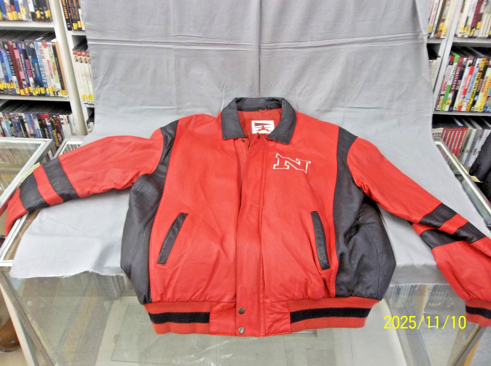 Nebraska huskers college phase leather jacket 2 XLT