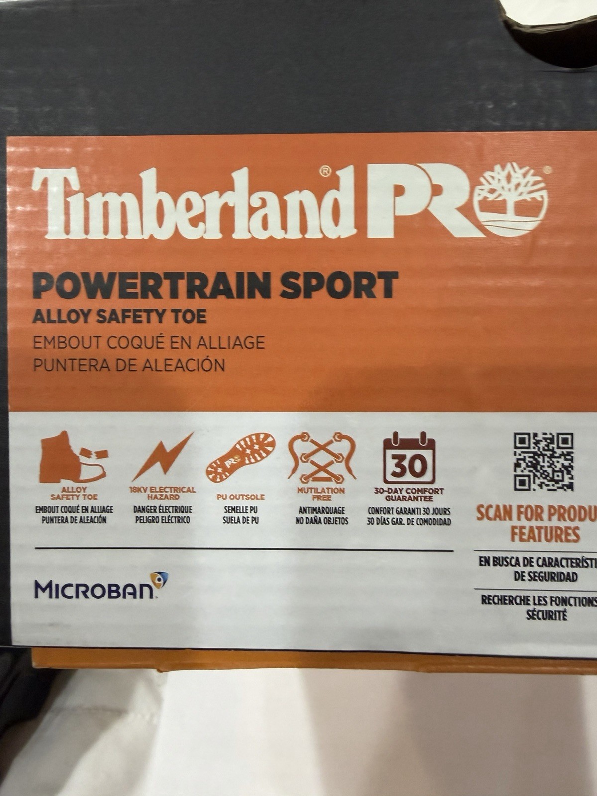 Timberland Pro Men’s Powertrain Sport Alloy Toe Work Sneaker in Black, Size 10 M