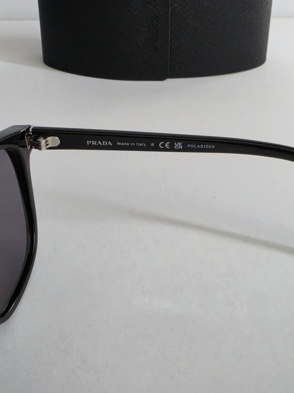 AUTHENTIC PRADA PR 22ZS Black Sunglasses