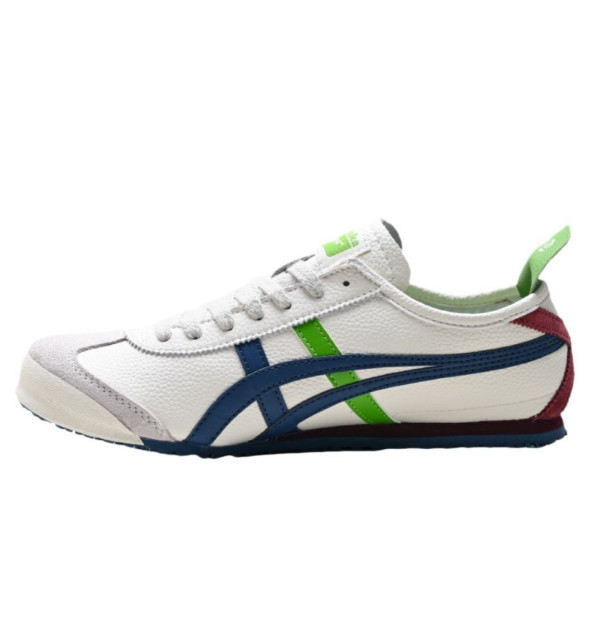 NEW Onitsuka Tiger Mexico 66 Sneakers White blue green Sneaker Shoes UNISEX