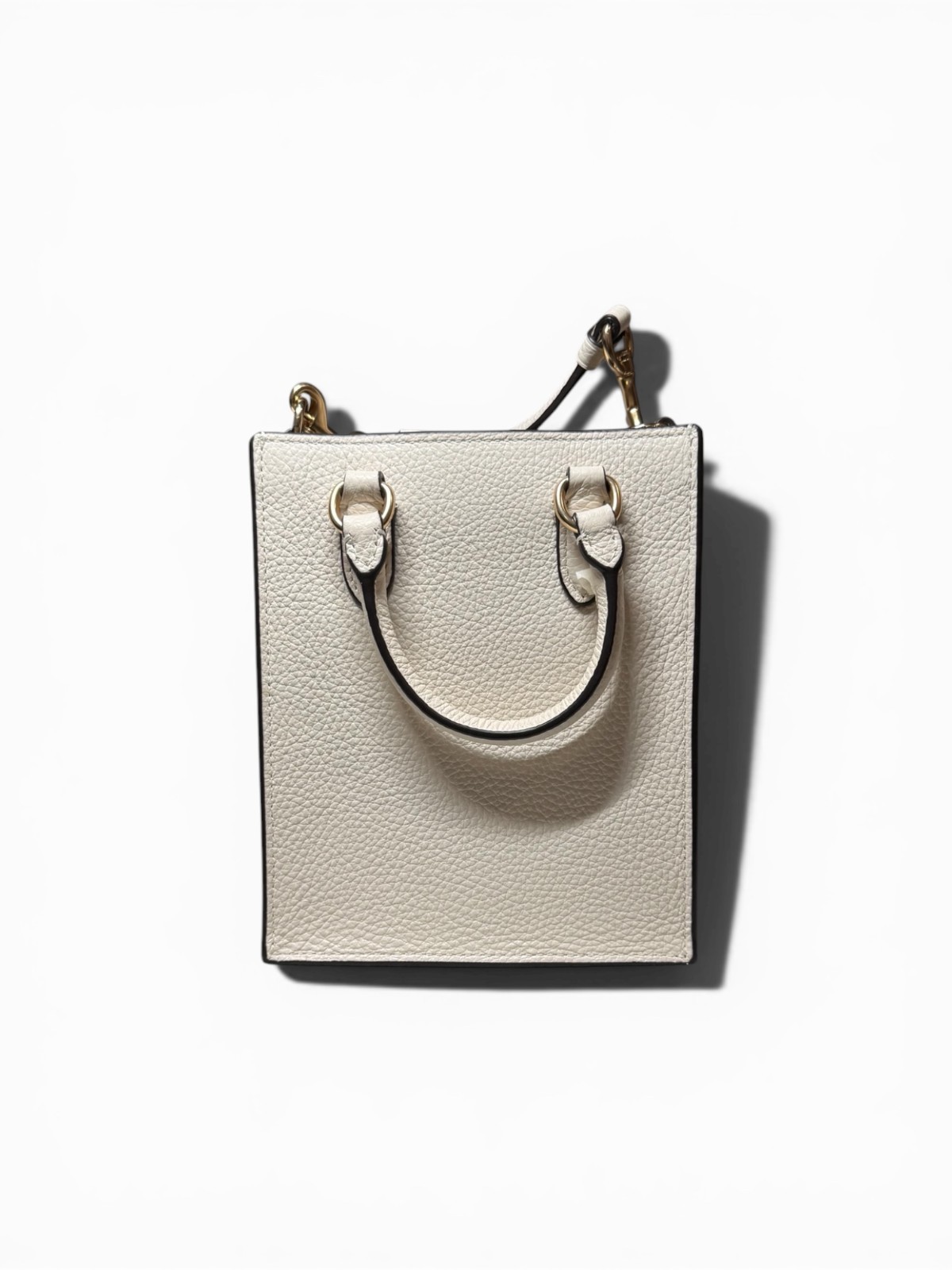 NWT Coach North South Mini Tote /Chalk /CJ500