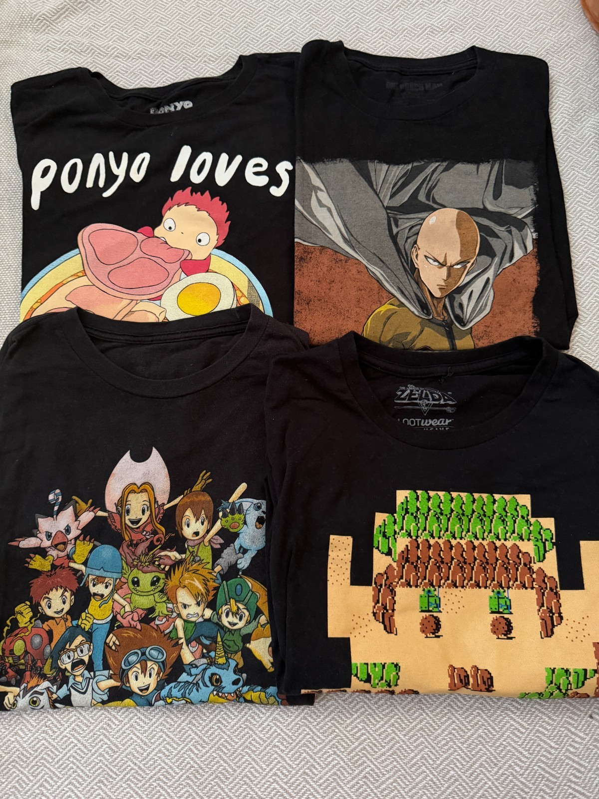 Clothes from Hot topic and etc.