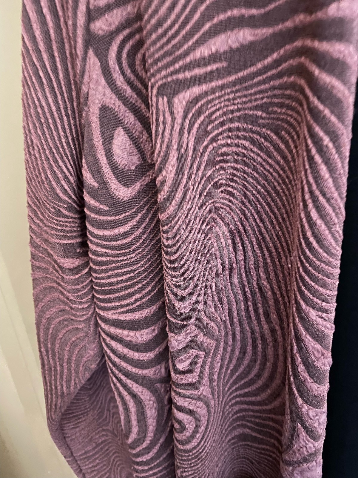 Women’s Lularoo duster jacket size L NWOT Dusty Rose pattern long length pockets