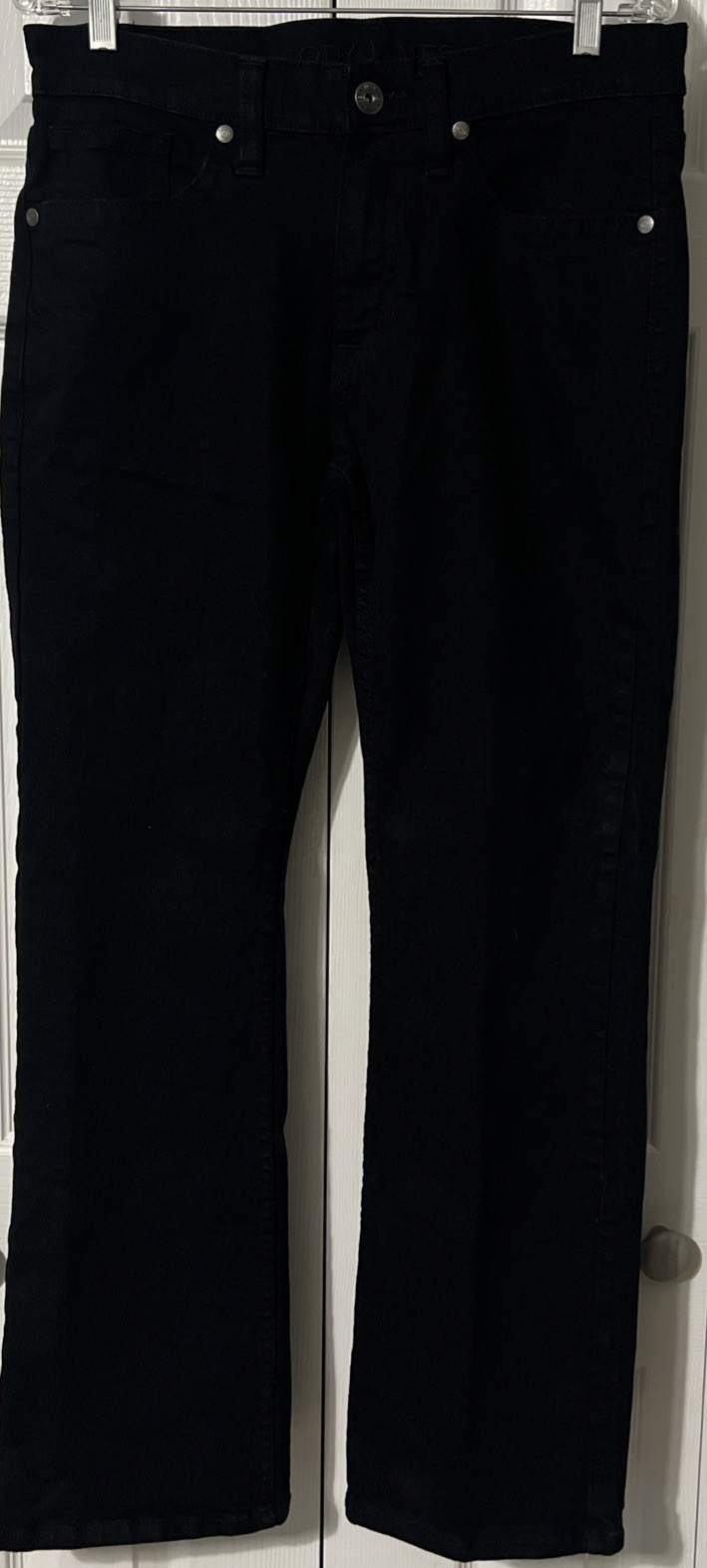 Cody James Boot Cut Mid Rise Black Denim Stretch Jeans Men’s Size 32×32