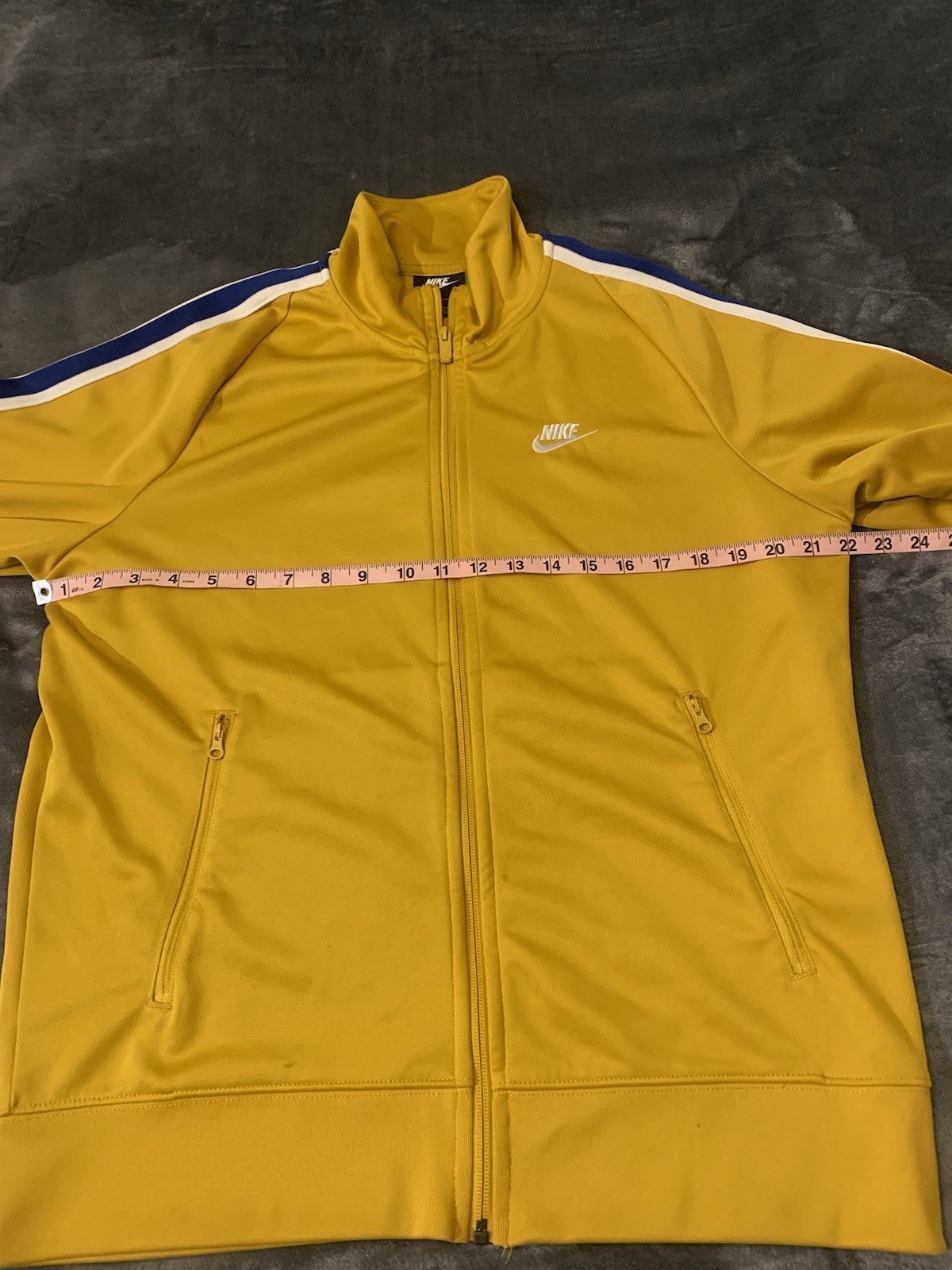 Nike Tribute Track N98 Jacket Golden / Mustard AR2244 711 Mens size M 2019