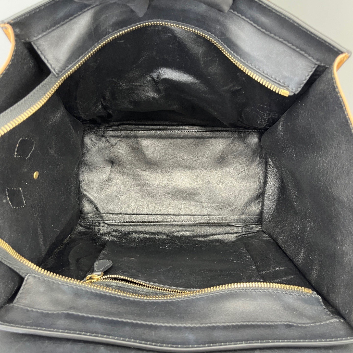 Celine Pre-Owned Authentic Luxury Handbag Colorblock 31*32*17cm