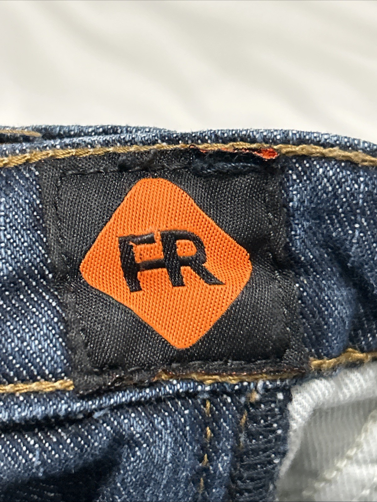 Womens Wrangler FR Fire Resistant Jeans Size 7×34 Embroidered Pockets 10FRW10CH
