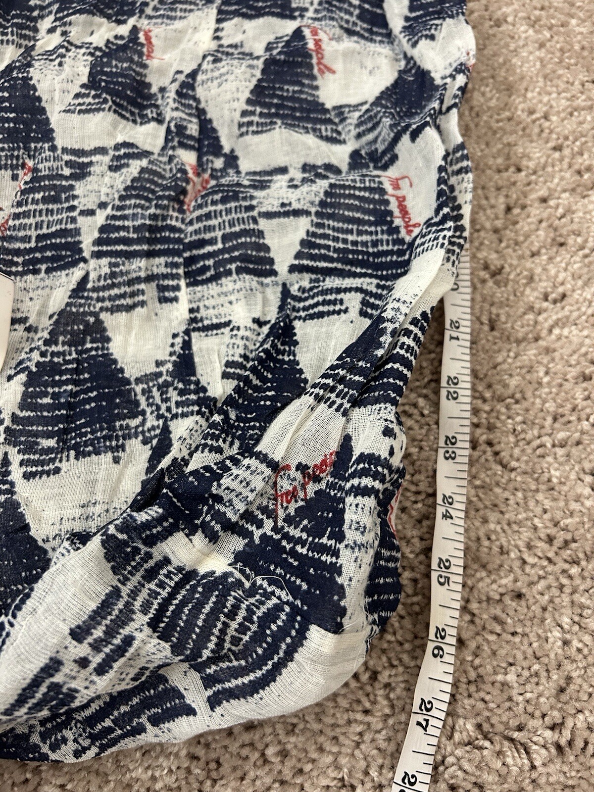 Free People Lightweight Fabric Shoulder Hobo Bag