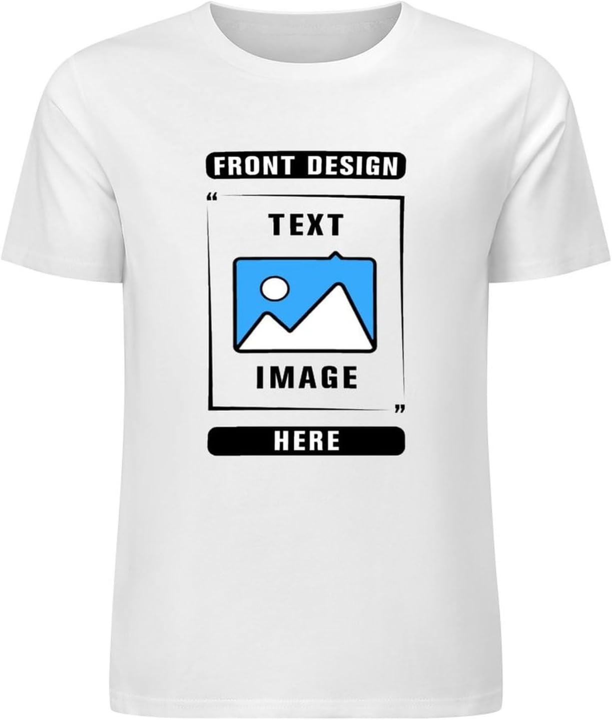 Custom T-Shirt, Add Your Own Text Image Photo,Customized Gift for Birthday