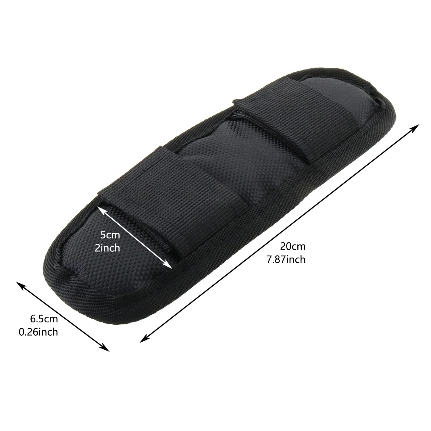 Shoulder Strap Pad Black Removable Luggage Bags Shoulder Strap Pads Fastener …