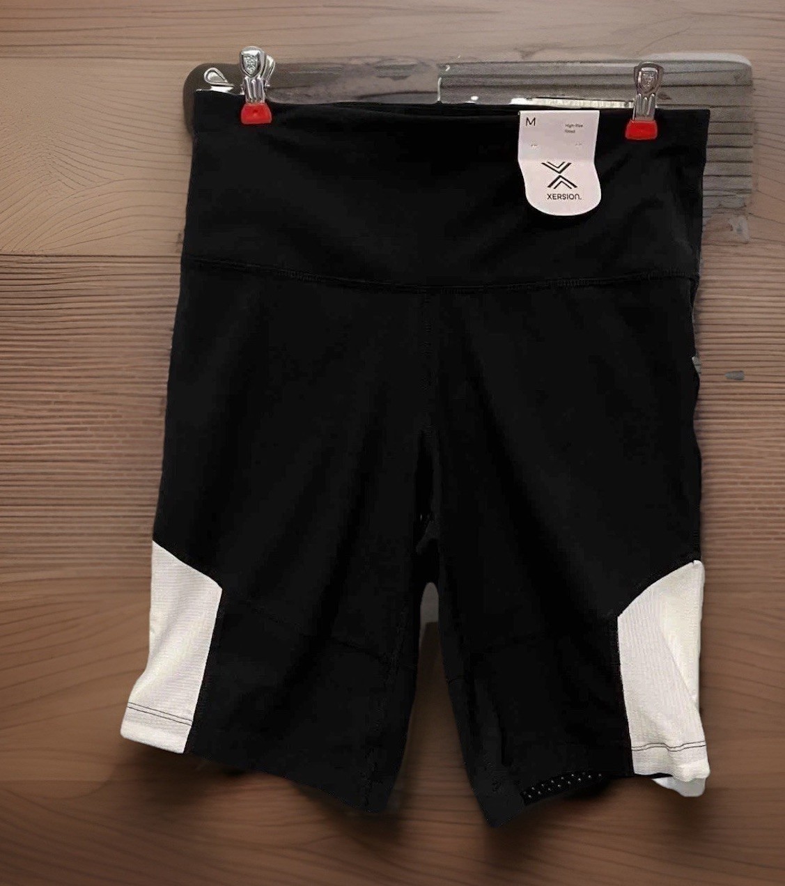 Xersion Compression Yoga Shorts NWT Black Medium Quick Dry Work Out Athletic