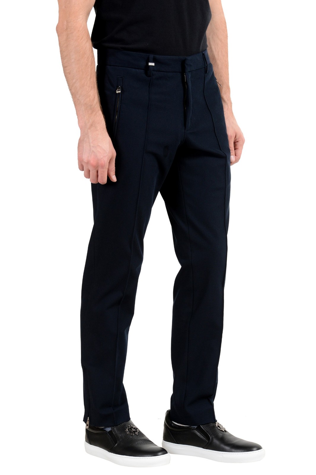 Versace Collection Men’s Navy Blue Casual Pants Size 30 32 34 36 38 40
