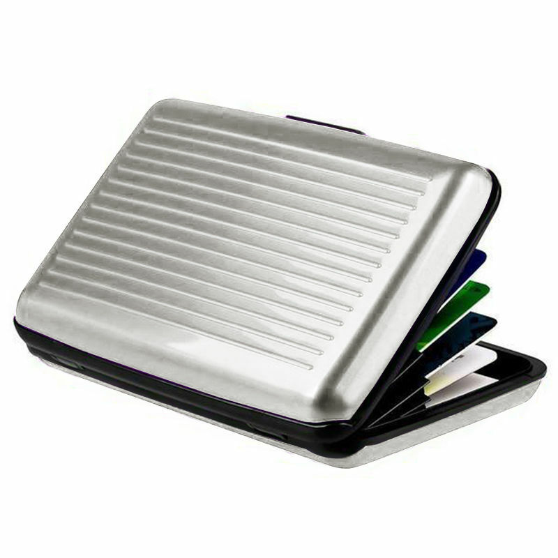 Unisex Waterproof Business ID Credit Card Wallet Holder Aluminum Metal RFID Case