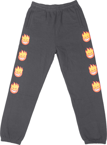 SPITFIRE BIGHEAD FILL SWEATPANT MEDIUM CHARCOAL/RED/GOLD