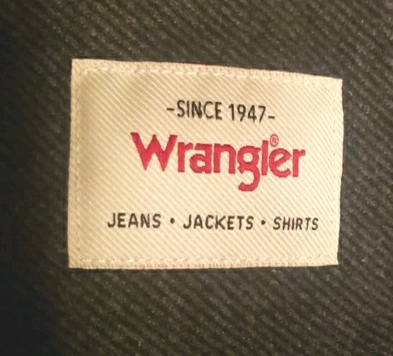 Wrangler Flannel Knit Men’s Shirt Button Down Size: Large 2-Way Stretch,Gray NWT