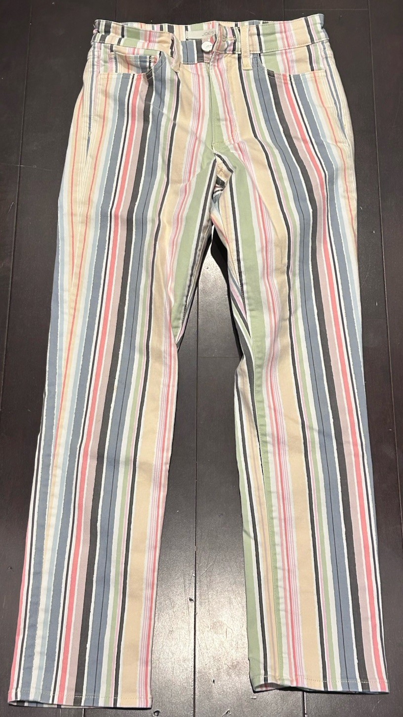 EUC Joe’s Jeans The Luna High Rise Cigarette Ankle Jeans Size 26 Multicolor