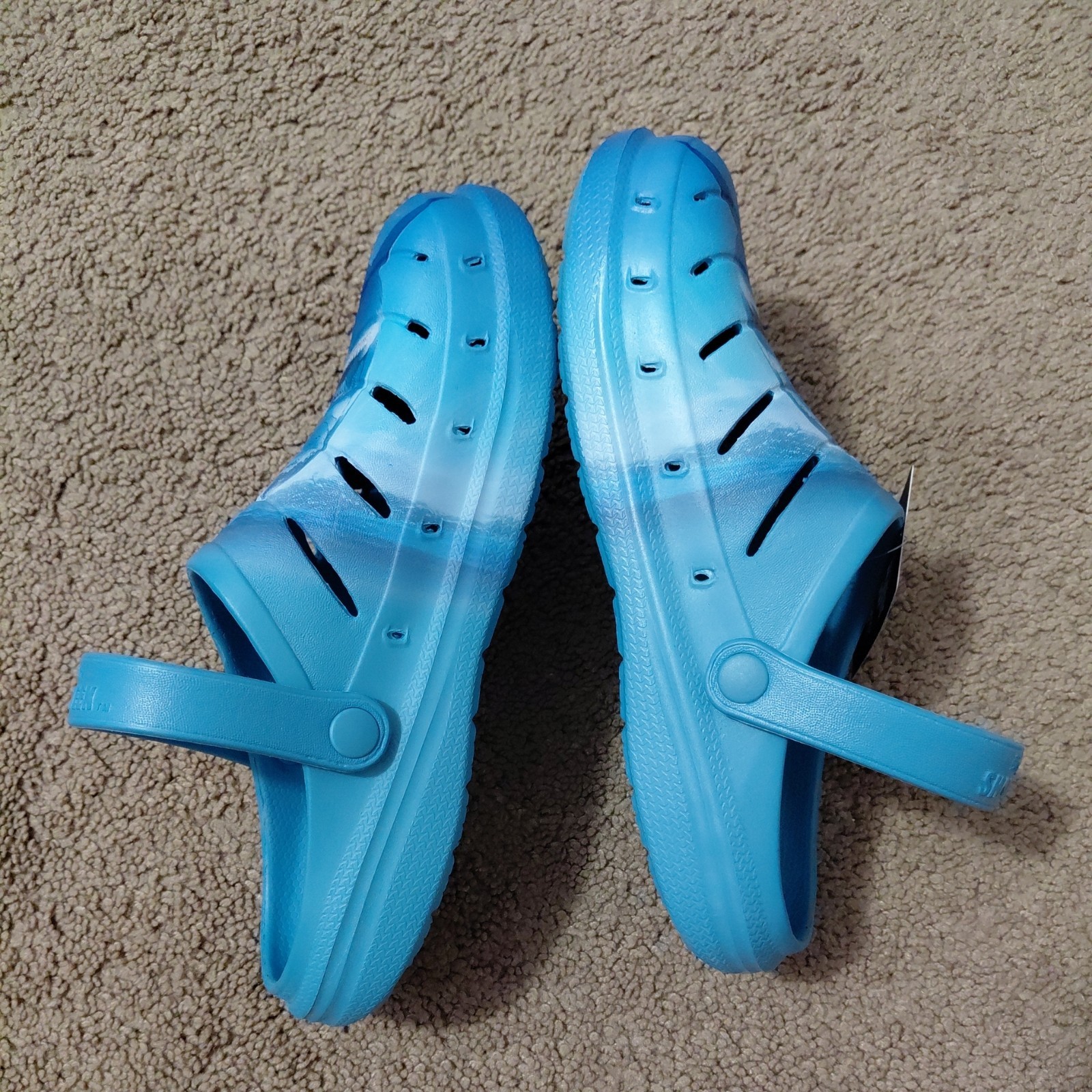 Rugged Shark Youth Size 5 Shark Week Navy Shark Comfort Clog