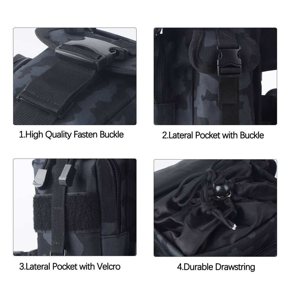 Military Tactical Drop Leg Bag Pack Pouch Waist Belt Packs Motorcycle Waterproof