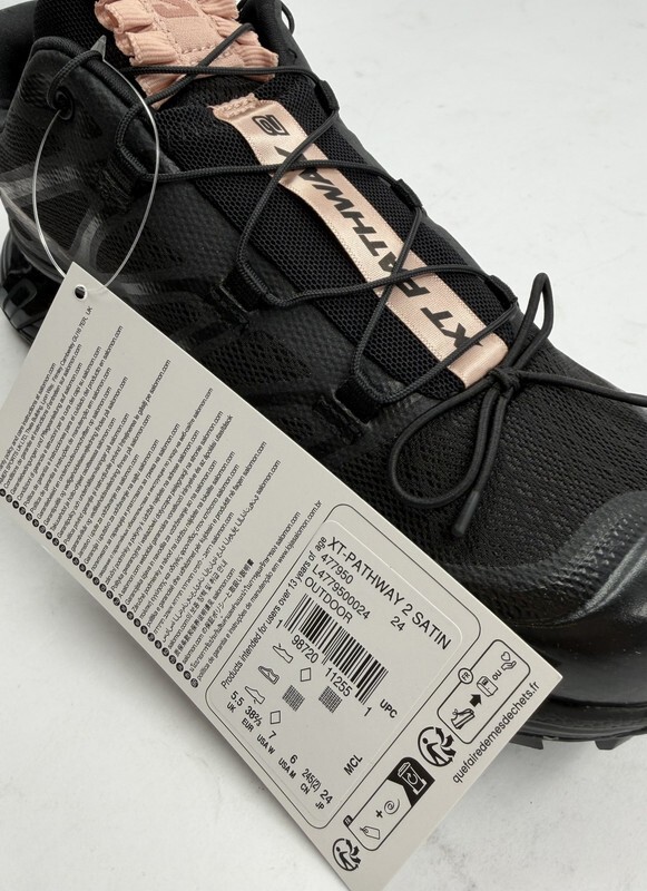 SALOMON XT-PATHWAY 2 SATIN 477950 BLACK/ MAHOGANY ROSE SZ 7 EURO 38 2/3