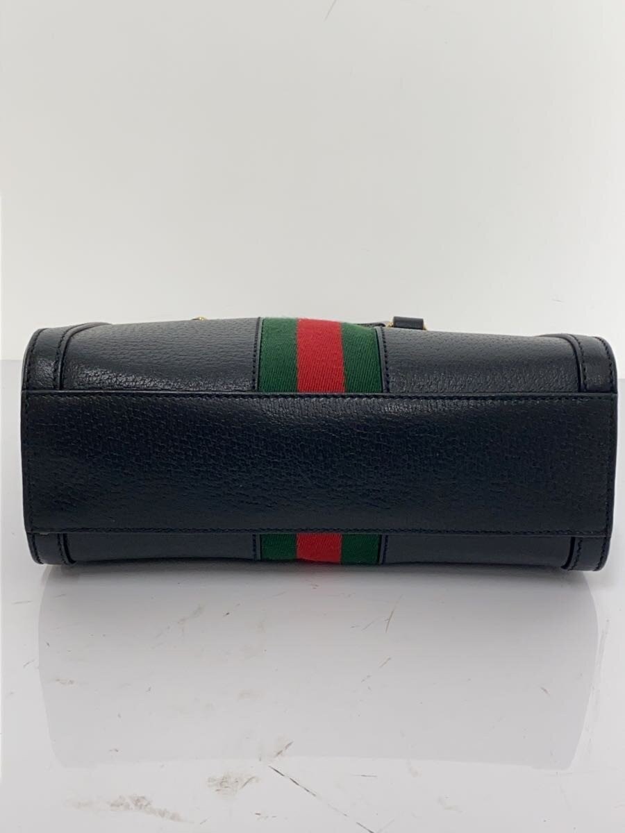 GUCCI Small Tote Bag Ophidia Leather BLK