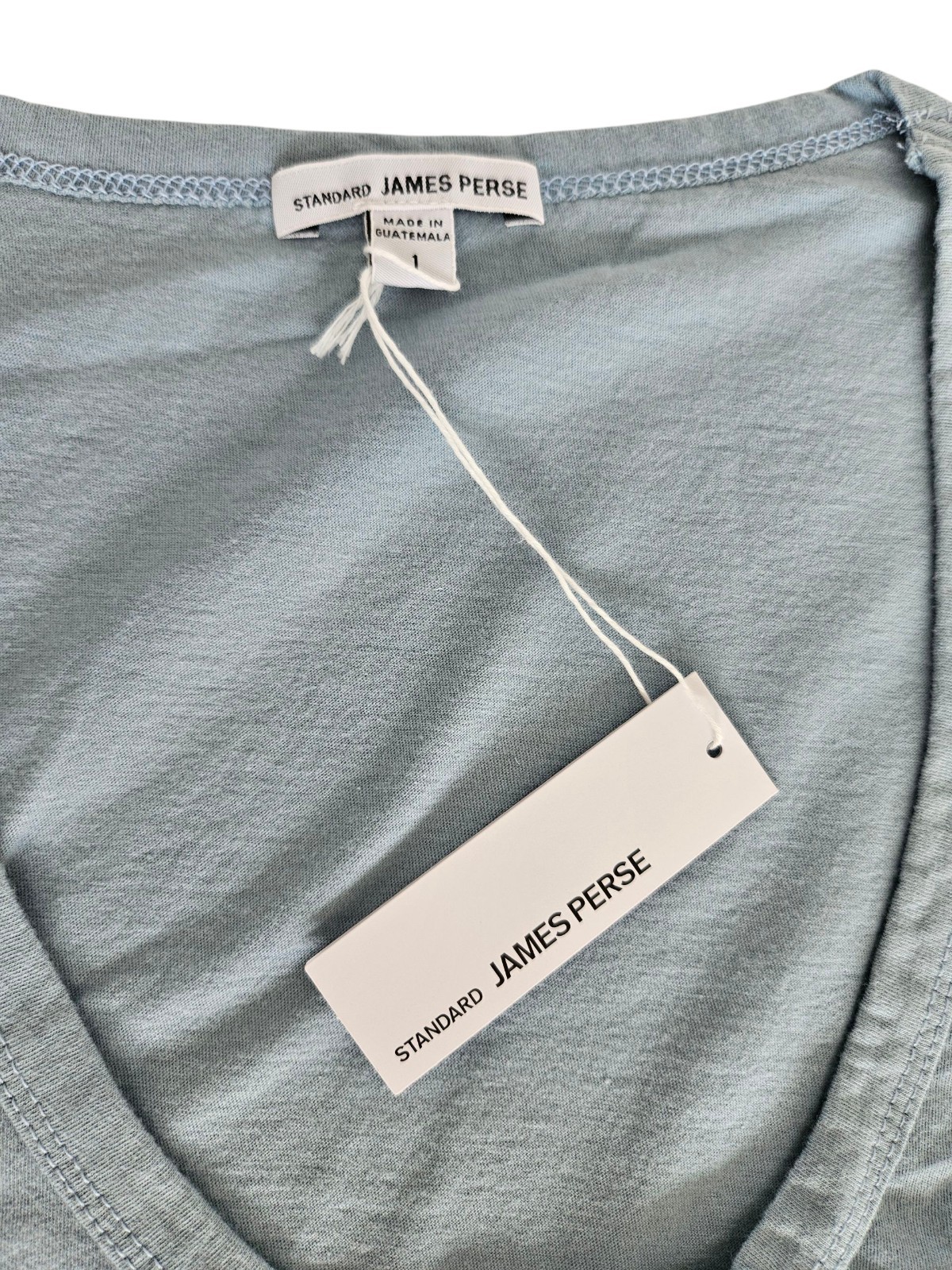 New James Perse Women’s Deep U- Neck Cotton Tank Top in Azure Size 1 (Small) $95