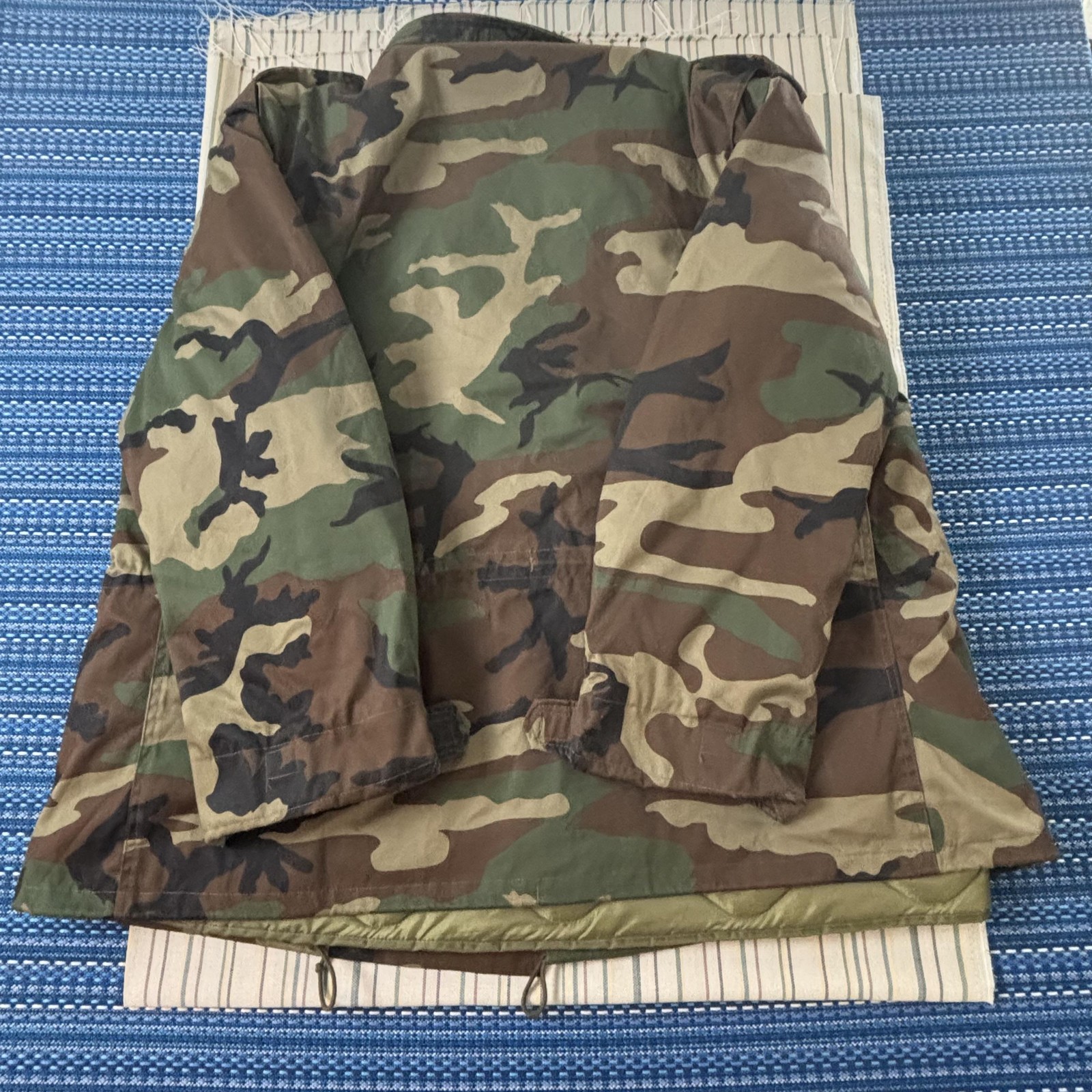 Mil-Tec Sturm Coat Mens 3XL Woodland Camo Cold Weather Field with Liner Military