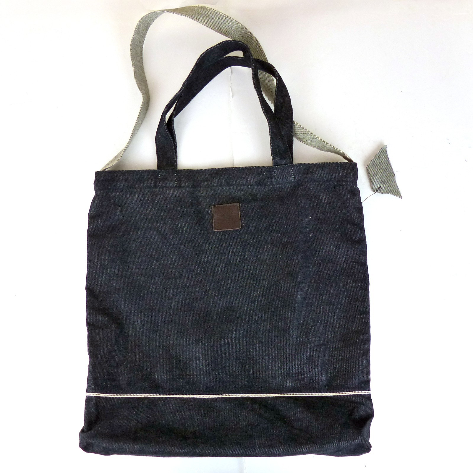 Flying Horse London Selvedge Indigo Denim Tote Bag Liberty Fairs NWT Workwear