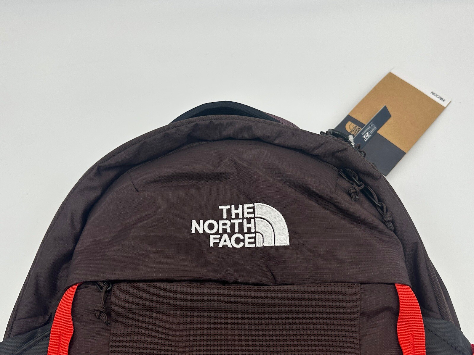 The North Face Recon Backpack Brown Orange Travel Hiking NF0A52SHOHG-OS Rare