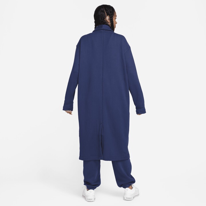 Size S Nike Womens Modern Fleece Oversized French Terry Duster FB8749-410